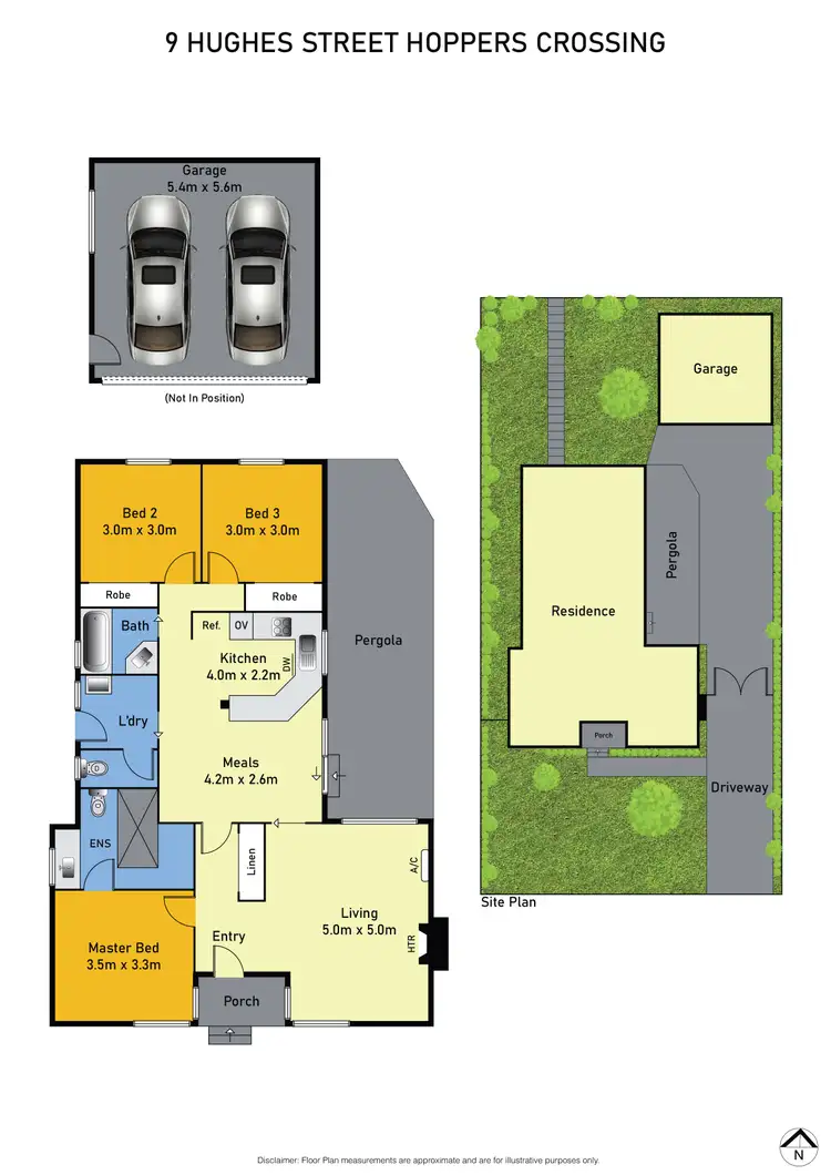 Floorplan of Homely house listing, 9 Hughes Street, Hoppers Crossing VIC 3029