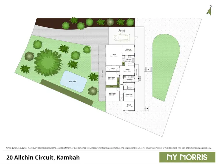 Floorplan of Homely house listing, 20 Allchin Circuit, Kambah ACT 2902