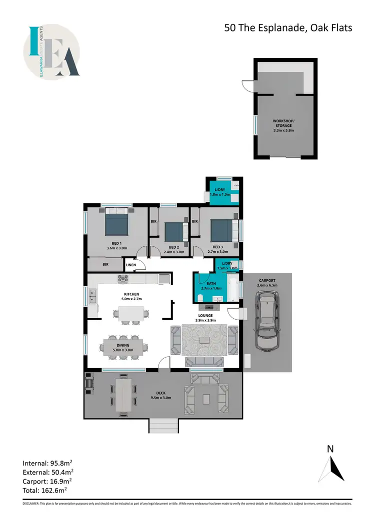 Floorplan of Homely house listing, 50 The Esplanade, Oak Flats NSW 2529