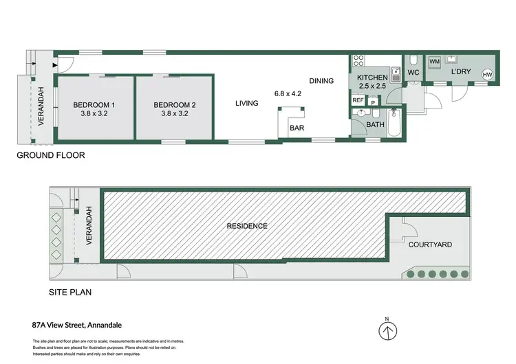 Floorplan of Homely house listing, 87A View Street, Annandale NSW 2038