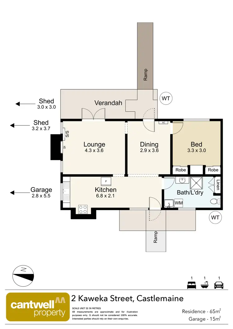Floorplan of Homely house listing, 2 Kaweka Street, Castlemaine VIC 3450