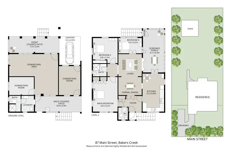 Floorplan of Homely house listing, 87 Main Street, Bakers Creek QLD 4740