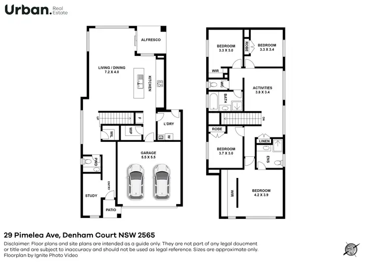 Floorplan of Homely house listing, 29 Pimelea Avenue, Denham Court NSW 2565