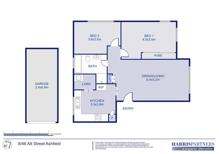 Floorplan of Homely apartment listing, 8/46 Alt Street, Ashfield NSW 2131