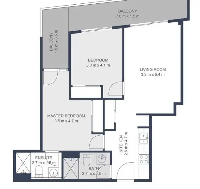 Floorplan of Homely apartment listing, 615/90 Swain Street, Gungahlin ACT 2912