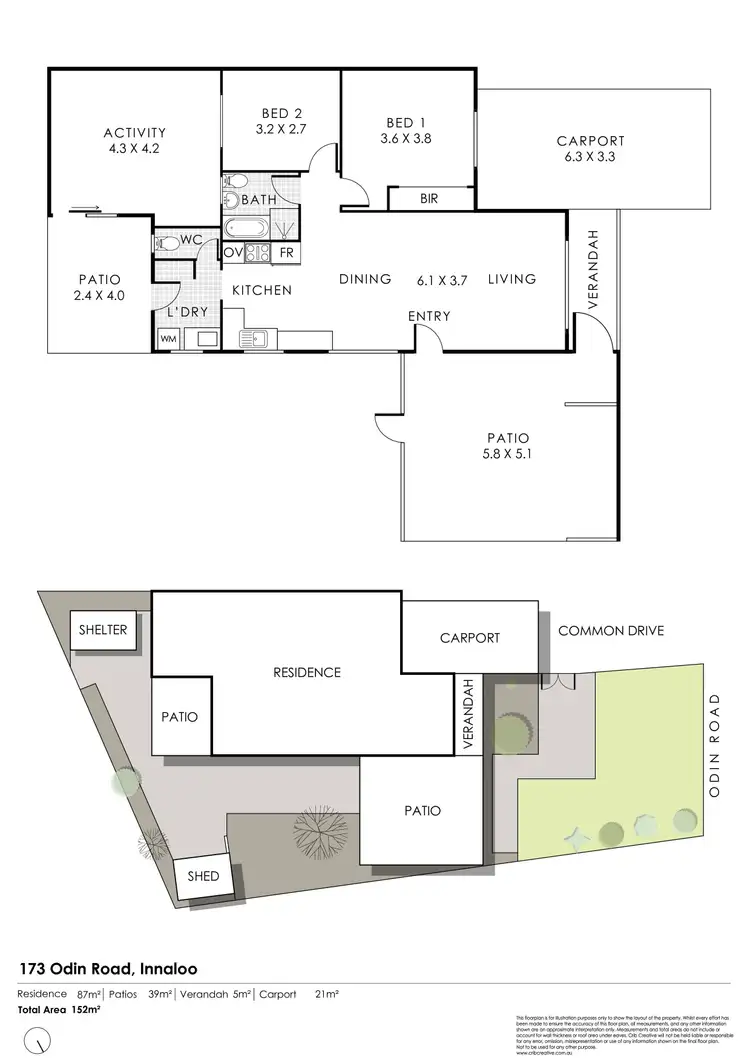 Floorplan of Homely house listing, 173 Odin Road, Innaloo WA 6018
