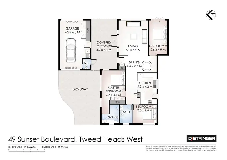 Floorplan of Homely house listing, 49 Sunset Boulevard, Tweed Heads West NSW 2485
