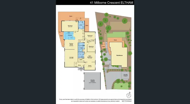 Floorplan of Homely house listing, 41 Milborne Crescent, Eltham VIC 3095
