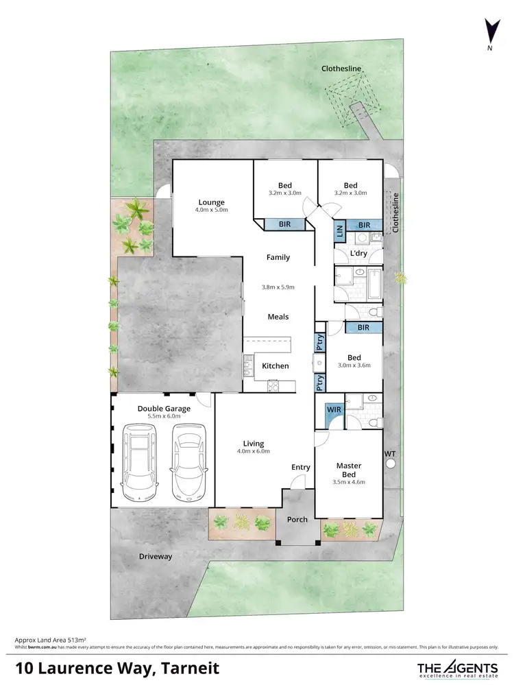 Floorplan of Homely house listing, 10 Laurence Way, Tarneit VIC 3029