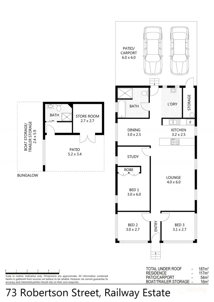 Floorplan of Homely house listing, 73 Robertson Street, Railway Estate QLD 4810