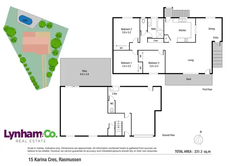 Floorplan of Homely house listing, 15 Karina Crescent, Rasmussen QLD 4815