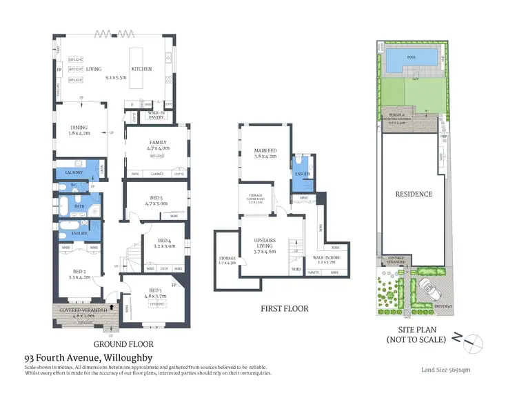 Floorplan of Homely house listing, 93 Fourth Avenue, Willoughby NSW 2068