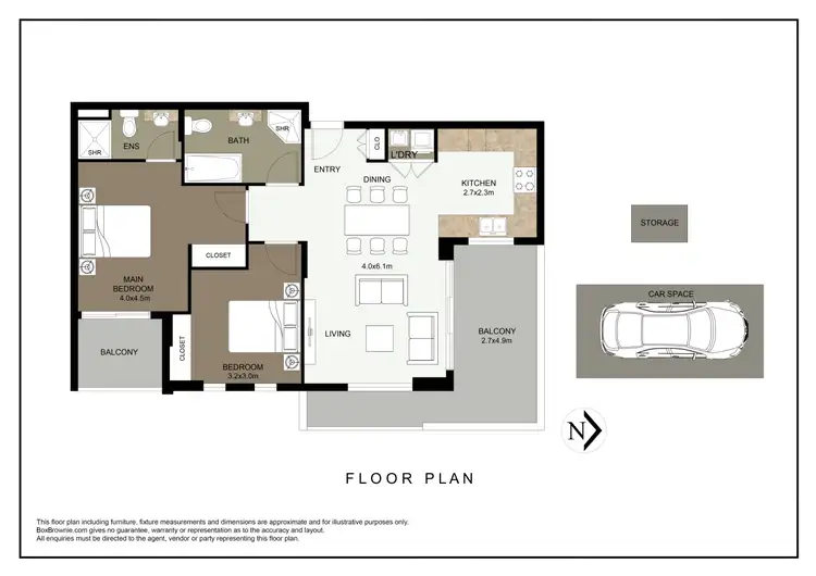 Floorplan of Homely apartment listing, 11/139 Jersey Street North, Asquith NSW 2077