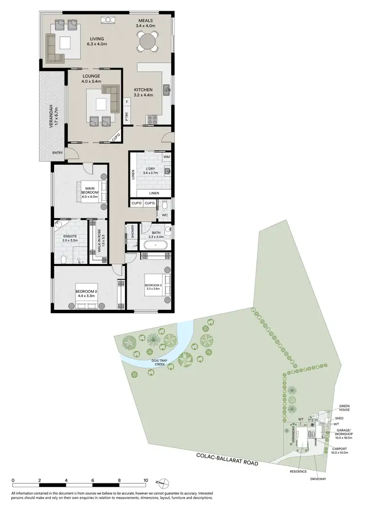 Floorplan of Homely house listing, 4870 Colac-Ballarat Road, Napoleons VIC 3352