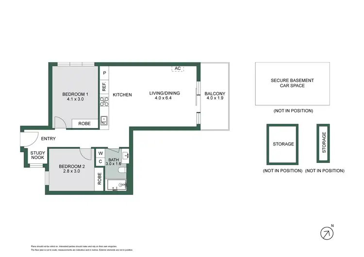 Floorplan of Homely apartment listing, 116/5 Bear Street, Mordialloc VIC 3195