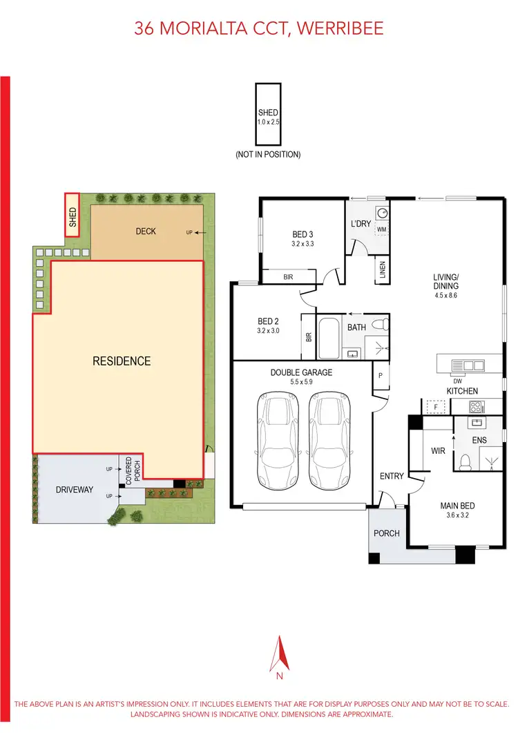 Floorplan of Homely house listing, 36 Morialta Circuit, Werribee VIC 3030