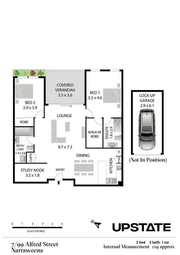 Floorplan of Homely unit listing, 7/99 Alfred Street, Narraweena NSW 2099