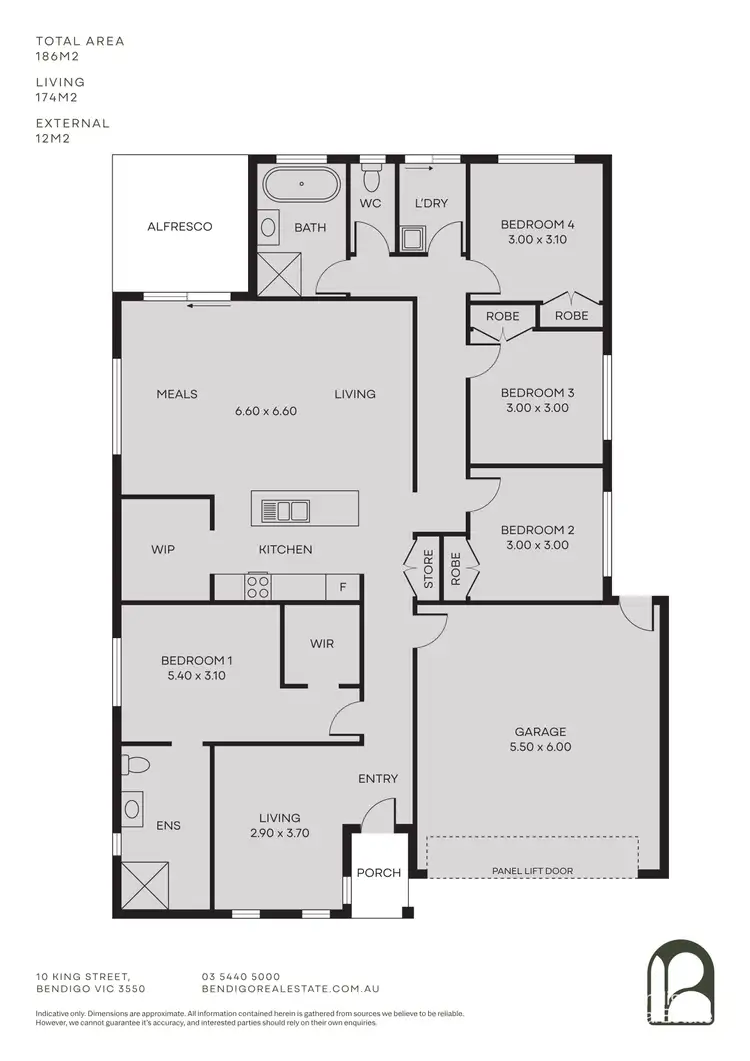 Floorplan of Homely house listing, 69 Charters Way, Huntly VIC 3551