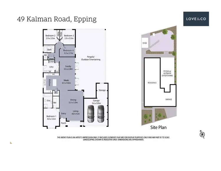 Floorplan of Homely house listing, 49 Kalman Road, Epping VIC 3076
