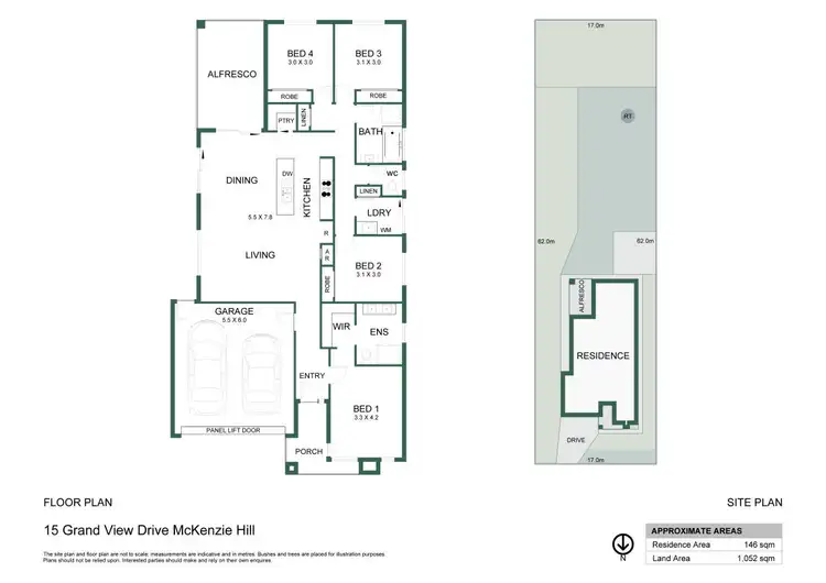 Floorplan of Homely house listing, 15 Grand View Drive, Mckenzie Hill VIC 3451