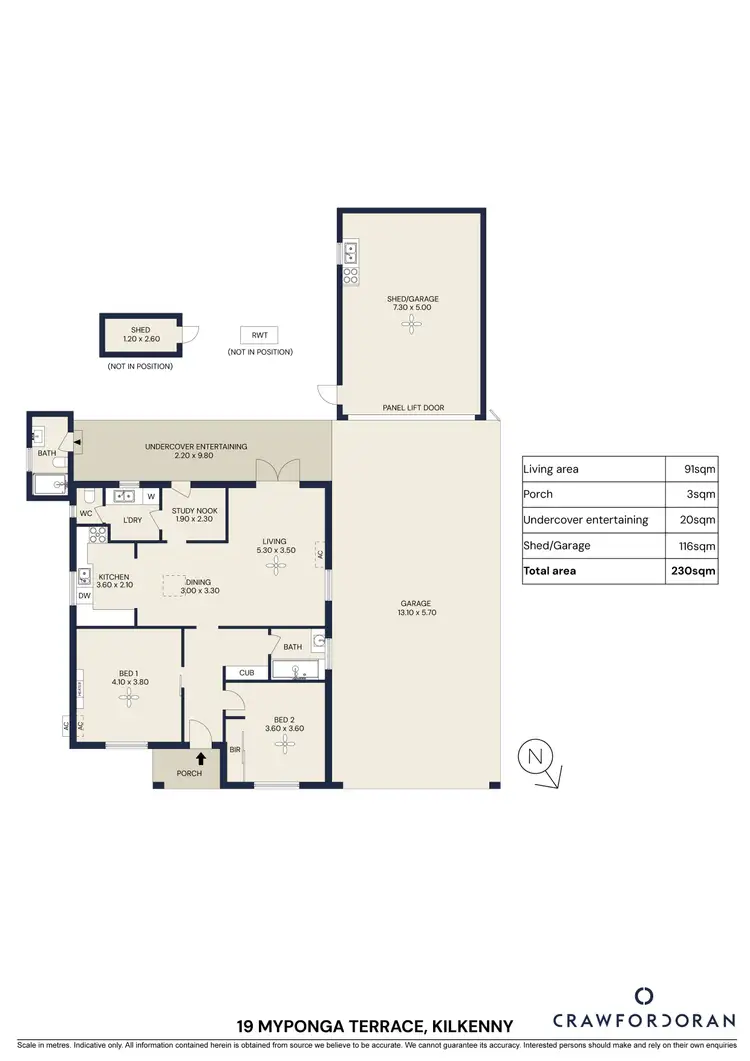 Floorplan of Homely house listing, 19 Myponga Terrace, Kilkenny SA 5009