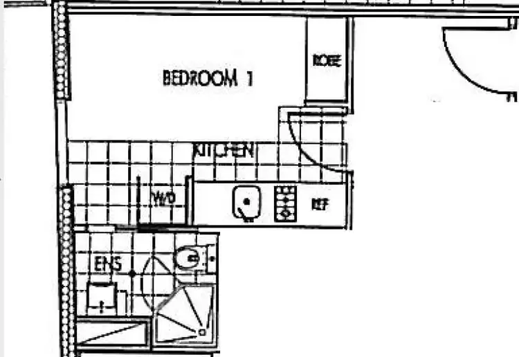 Floorplan of Homely apartment listing, 307A/8 Exploration Lane, Melbourne VIC 3000