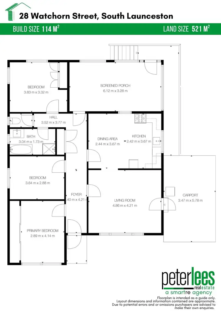 Floorplan of Homely house listing, 28 Watchorn Street, South Launceston TAS 7249