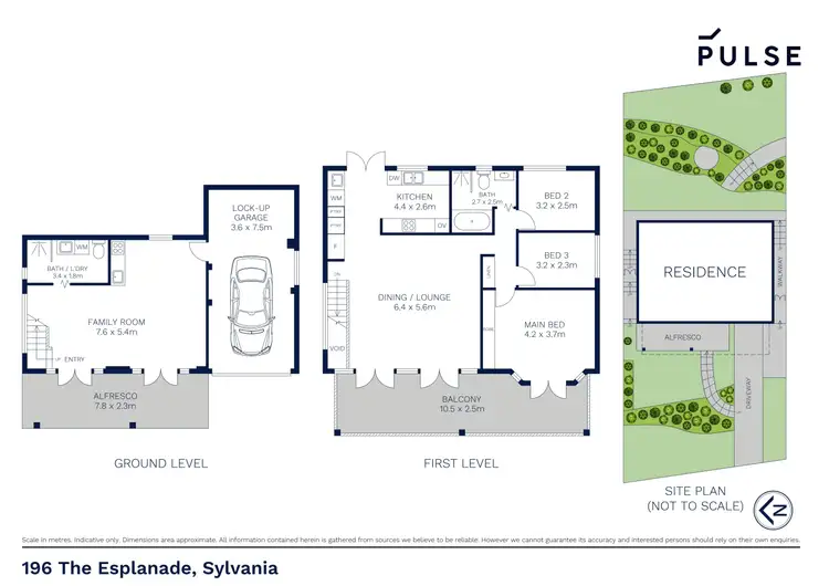 Floorplan of Homely house listing, 196 The Esplanade, Sylvania NSW 2224