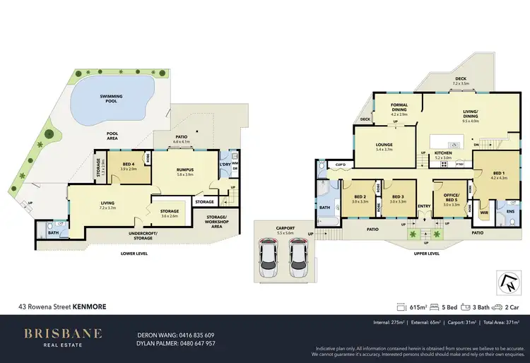 Floorplan of Homely house listing, 43 Rowena Street, Kenmore QLD 4069