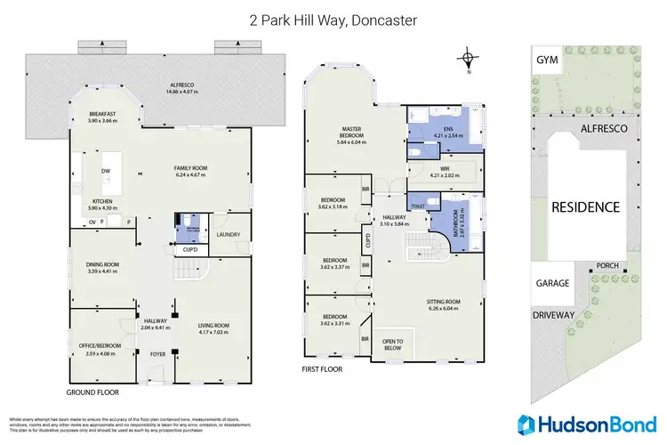 Floorplan of Homely house listing, 2 Park Hill Way, Doncaster VIC 3108