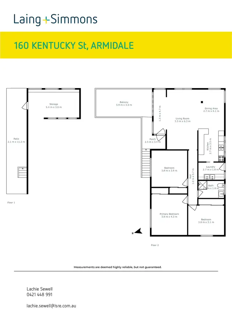 Floorplan of Homely house listing, 160 Kentucky Street, Armidale NSW 2350