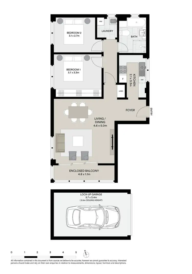 Floorplan of Homely apartment listing, 52/48-50 Military Road, North Bondi NSW 2026
