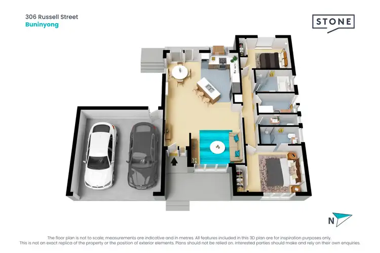 Floorplan of Homely house listing, 306 Russell Street, Buninyong VIC 3357