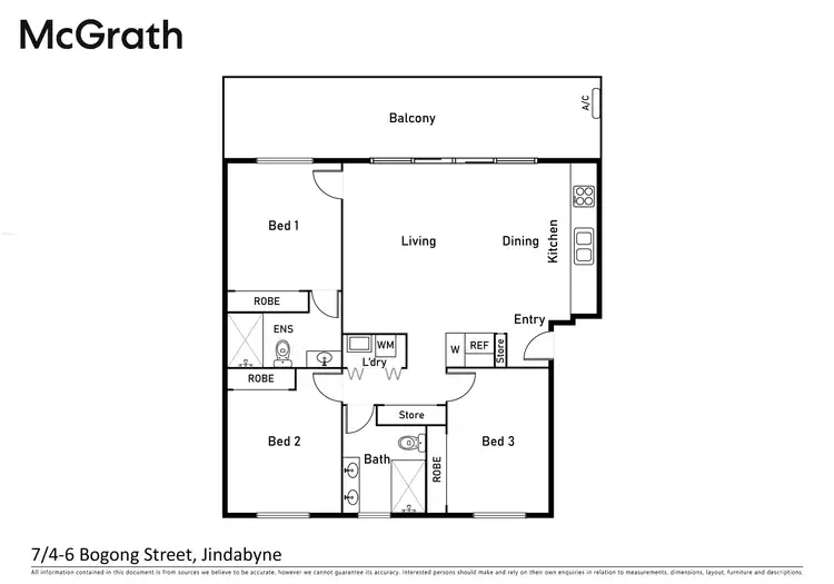 Floorplan of Homely apartment listing, 7/4-6 Bogong Street, Jindabyne NSW 2627
