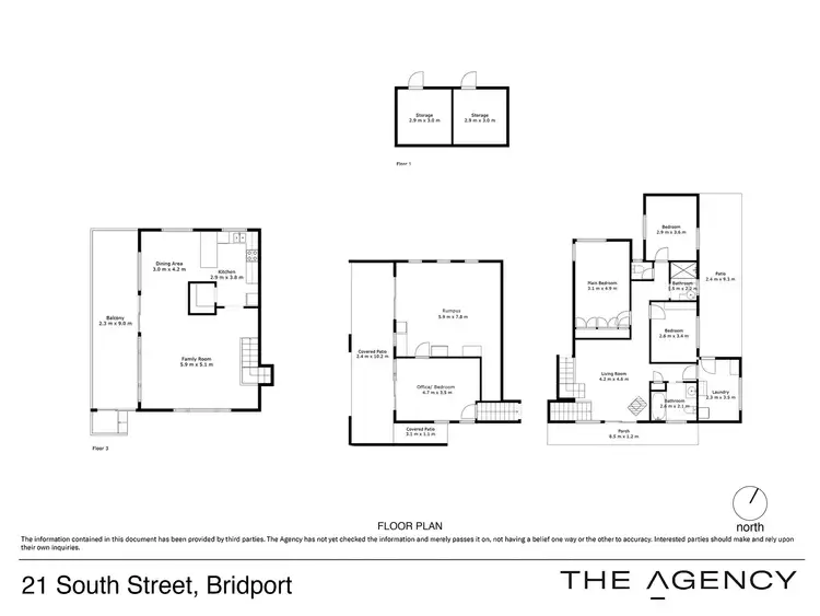 Floorplan of Homely house listing, 21 South Street, Bridport TAS 7262