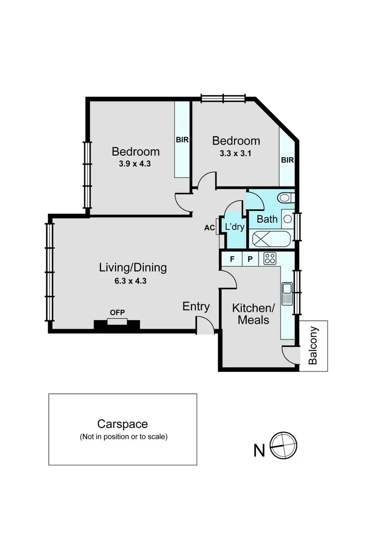 Floorplan of Homely apartment listing, 7/2-4 McArthur Street, Bentleigh VIC 3204