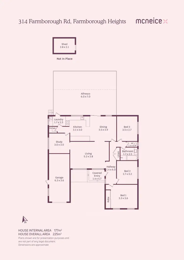 Floorplan of Homely house listing, 314 Farmborough Road, Farmborough Heights NSW 2526