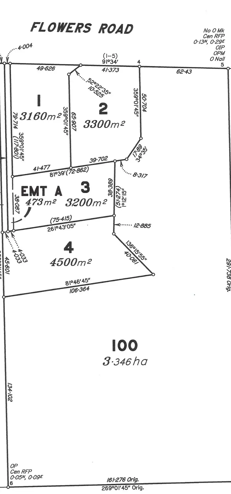 Floorplan of Homely land listing, 10 Flowers Road, Caboolture QLD 4510
