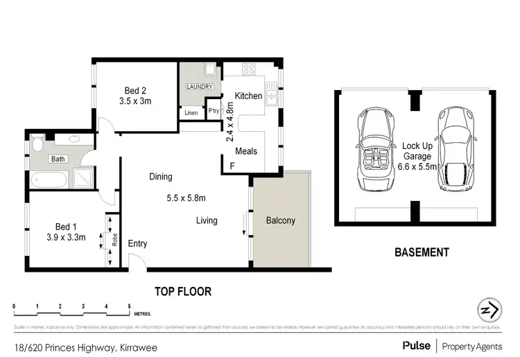Floorplan of Homely apartment listing, 18/620-622 Princess Highway, Kirrawee NSW 2232