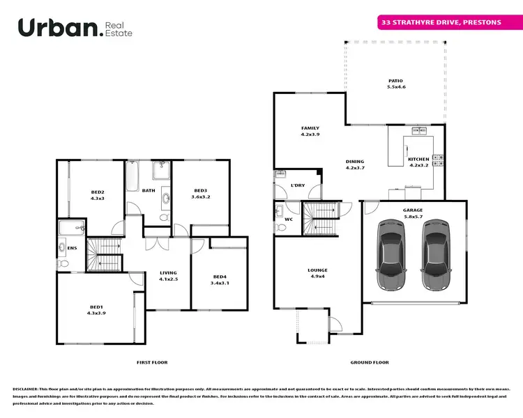 Floorplan of Homely house listing, 33 Strathyre Drive, Prestons NSW 2170