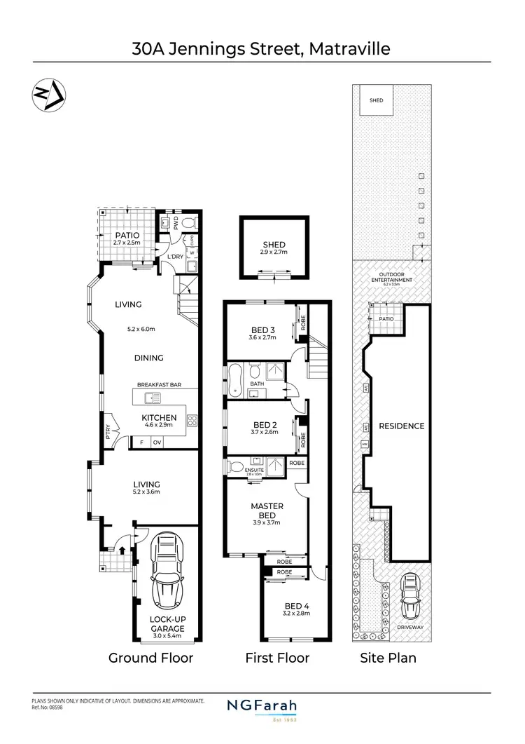 Floorplan of Homely house listing, 30A Jennings Street, Matraville NSW 2036