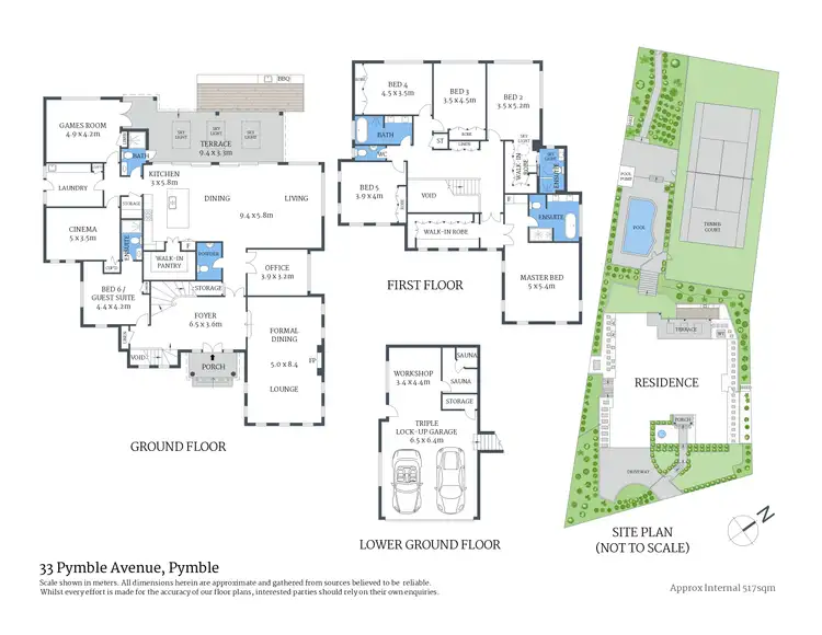 Floorplan of Homely house listing, 33 Pymble Avenue, Pymble NSW 2073