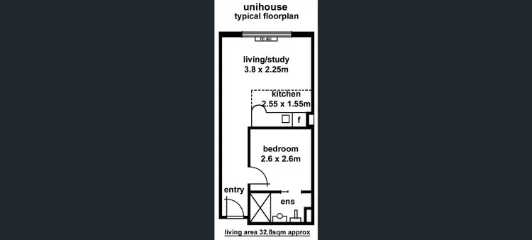 Floorplan of Homely apartment listing, 708/160 Rundle Mall, Adelaide SA 5000