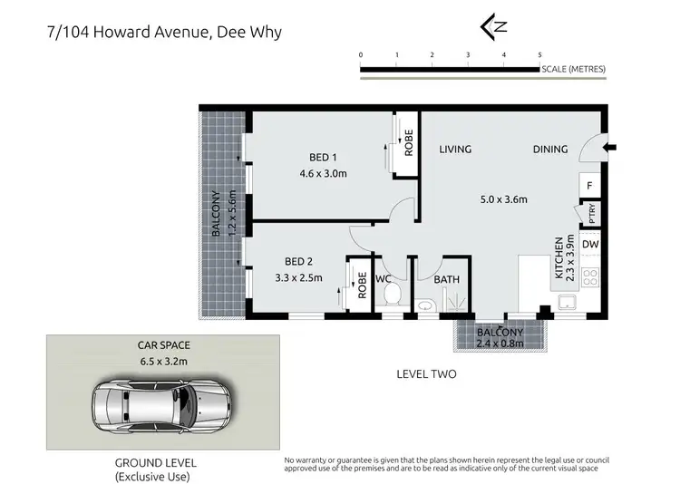 Floorplan of Homely apartment listing, 7/104 Howard Avenue, Dee Why NSW 2099