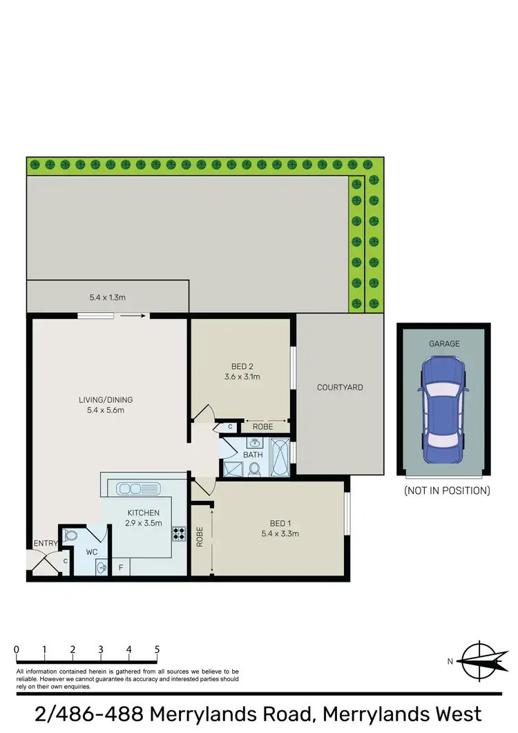 Floorplan of Homely house listing, 2/486-488 Merrylands Road, Merrylands NSW 2160