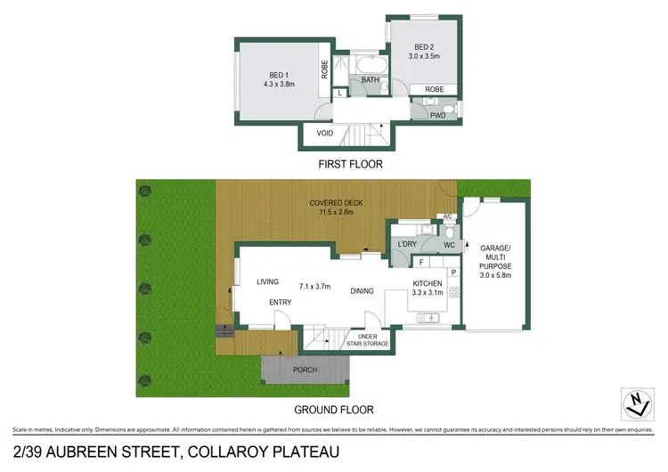 Floorplan of Homely house listing, 2/39 Aubreen Street, Collaroy Plateau NSW 2097
