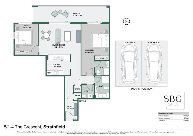 Floorplan of Homely apartment listing, 8/1-4 The Crescent, Strathfield NSW 2135