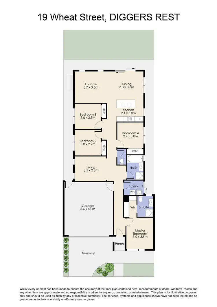 Floorplan of Homely house listing, 19 Wheat Street, Diggers Rest VIC 3427