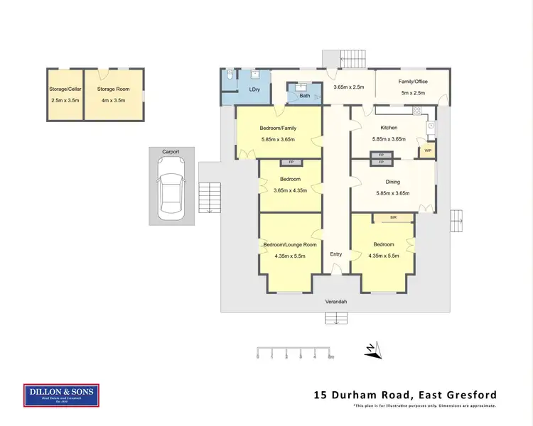 Floorplan of Homely house listing, 15 Durham Road, East Gresford NSW 2311