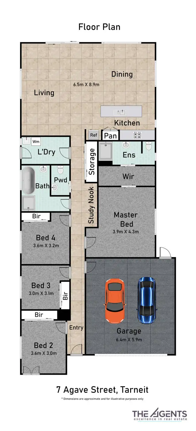 Floorplan of Homely house listing, 7 Agave Street, Tarneit VIC 3029